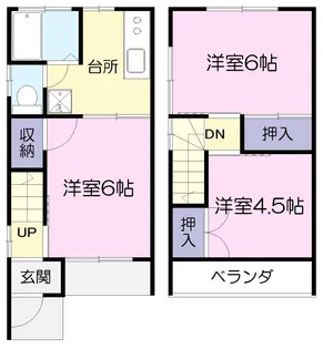 埼玉県三郷市新和3【一戸建】の間取り