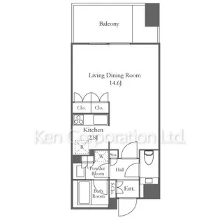 麻布台ヒルズ レジデンスB【9階】の間取り