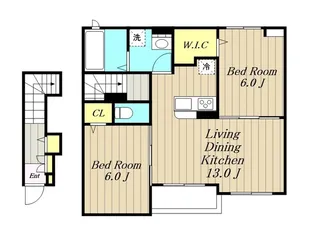 ヴィ エスターテ【2階】の間取り