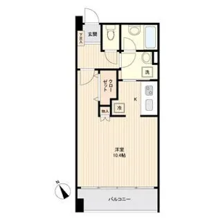 宮城県仙台市宮城野区榴ケ岡【マンション】の間取り