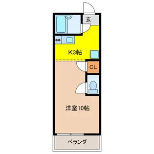 グリーンシャトー【1階】の間取り