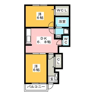 グローブサンシャイン【1階】の間取り