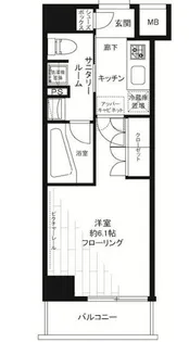 ステージグランデ大森アジールコート【8階】の間取り
