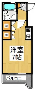 フラワーハイツ【2階】の間取り