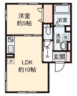 HILL TOP TATSUNODAI PARK【1階】の間取り