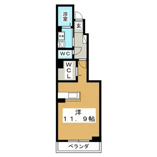 カーサ アクア【1階】の間取り