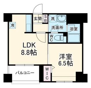 ソアラノーム北浦和【4階】の間取り