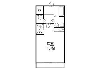 レジデンス竹村【1階】の間取り