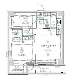 アルテシモグレイス【5階】の間取り