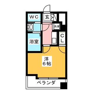 フォルビテッツァ岐阜【2階】の間取り