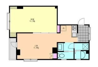 東海マンション【3階】の間取り