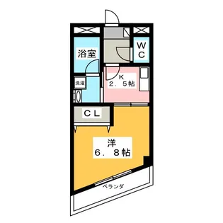 メゾンAMK【2階】の間取り