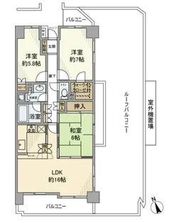 横浜大口パーク・ホームズ【11階】の間取り