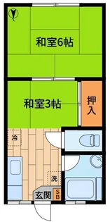 たちばな荘【1階】の間取り