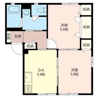 シャーメゾン等々力【2階】の間取り
