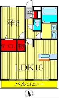 アリオンA【2階】の間取り