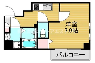 ユーシン福島【5階】の間取り