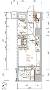 SYLA SAKURAGICHO【8階】の間取り