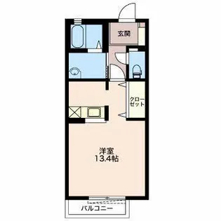 SHEQAS.Jr【2階】の間取り