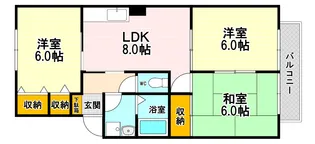 ハイカムール平原【2階】の間取り