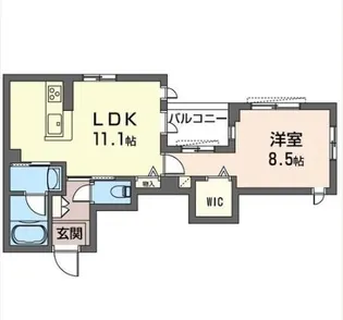 プレステージア【2階】の間取り