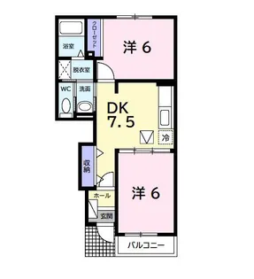 プラシード・カーサ【1階】の間取り