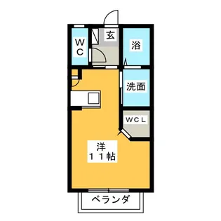 フォレストパレス【1階】の間取り