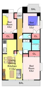 PLENDY東浦和【3階】の間取り