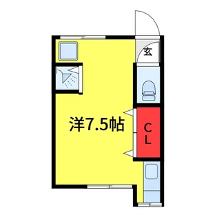 東田荘A棟【1階】の間取り