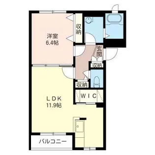 ドラゴンベル【1階】の間取り