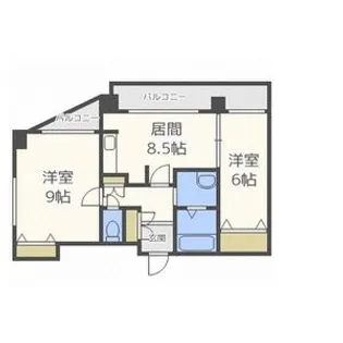 三和マンション【8階】の間取り