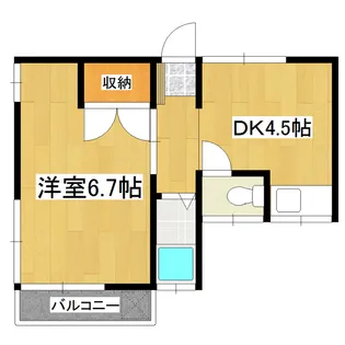 小川荘【2階】の間取り
