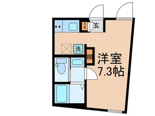 レピュア落合南長崎駅前【4階】の間取り