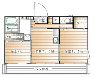 カーサdeシエスタ【1階】の間取り