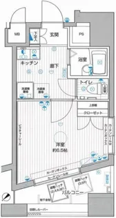 ラグジュアリーアパートメント中目黒【6階】の間取り