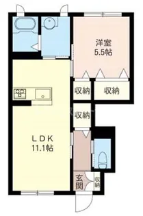セレッソガーデンII【1階】の間取り