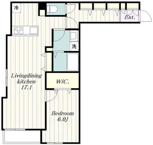 ピースコート登戸VI【3階】の間取り