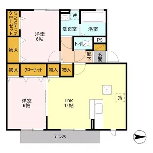 パークストリート【1階】の間取り