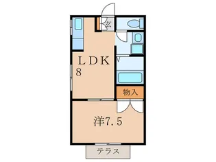 寿美礼荘【1階】の間取り