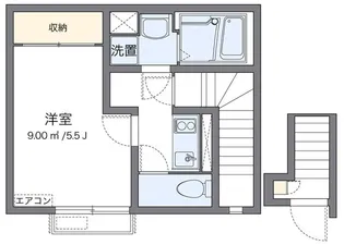 クレイノピッコロハウス【2階】の間取り