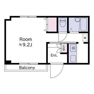 ハーモニー久が原【4階】の間取り