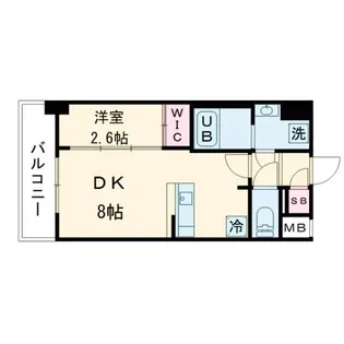 エスリードレジデンス ザ・グラン 梅田イースト【4階】の間取り