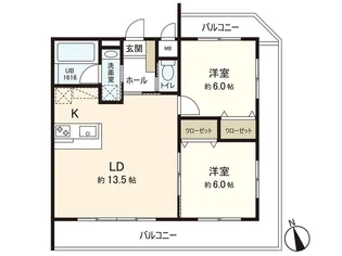 LeChouChou【2階】の間取り