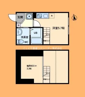 ハーミットクラブハウス金沢八景 B棟【1階】の間取り