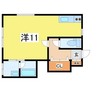 トレーフル【1階】の間取り