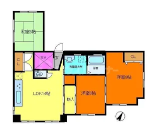 明原第一ビル【3階】の間取り