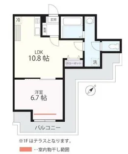 Quiet Crab House mix三ツ沢下町(仮)【2階】の間取り