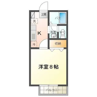 ミヤ・エレガンテI【1階】の間取り