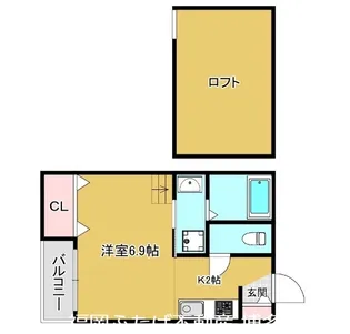 ルーテム【1階】の間取り