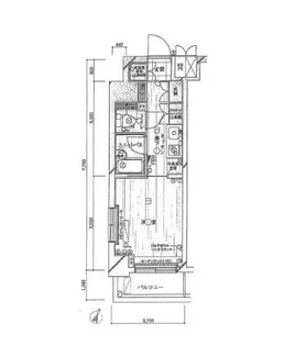 ルーブル日本橋【2階】の間取り